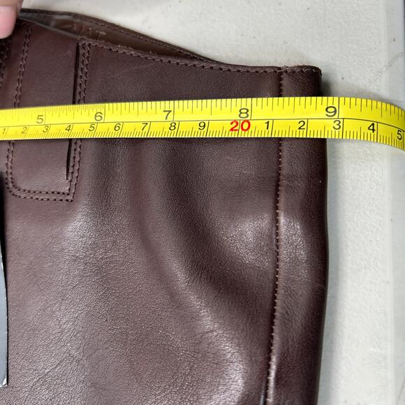 Naturalizer Deesha Knee High Wide Calf Boot Zip Block Heel Brown Women's 9W NWOB - Picture 11 of 11